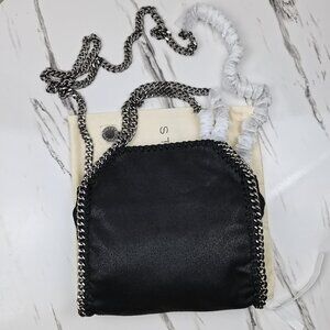 Black Stella Mccartney Mini Falabella Tote Crossbody bag Shoulder Bag